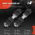 thumbnail image 6 of A-Premium 2 x Rear Sway Bar Links Stabilizer Bar Links Compatible with Buick Lucerne 2006-2011 LeSabre Park Avenue Riviera & Cadillac DTS DeVille Seville & Oldsmobile Aurora & Pontiac Bonneville, 6 of 6