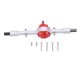 thumbnail image 1 of Accesorios de repuesto de eje de puente trasero de Metal para camión RC, piezas de actualización de coche RC para WPL D12, color rojo plateado, 1 of 10