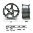 thumbnail image 4 of 18" Wheel Rim 18x8.5-inch 5-Lug Machined Gray, for Mercedes Benz C300 C350 E300 E350 CLA250 Car Rim, 4 Count, 4 of 12