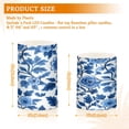 thumbnail image 6 of Yayeee Flameless Candles with Remote Flickering Battery Operated Multi Color Changing, Blue Floral Pattern, 6 of 7