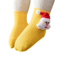 thumbnail image 3 of Ketyyh-chn99 Baby Socks Fashion Christmas Stockings Toddler Socks Ankle Baby Kids Little Girl Boy Socks Yellow,S, 3 of 5