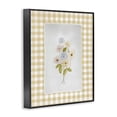 thumbnail image 2 of Stupell Industries Cottage Soft Gingham Flowers Black Framed Giclee Art, 16 x 20, by Arlington Prints, 2 of 8