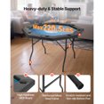 thumbnail image 5 of KFFKFF Foldable Poker Table, 8-Player 38-Inch Octagonal Casino Table with Cushioned Rails & Cup Holders, Portable Game Table with Felt Surface & Sturdy Metal Legs, Ideal for Texas Hold'em, 5 of 6