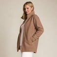 thumbnail image 4 of Lands' End Women's Plus Size Boucle Fleece Coat, 4 of 6