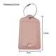 thumbnail image 4 of Paquete de 4 etiquetas para equipaje, etiqueta de identificación con cubierta de privacidad con lazo de acero inoxidable y tarjeta de dirección para maleta de viaje, 4 of 6