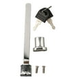 thumbnail image 2 of Zinc Alloy Glass Sliding Door Lock with Key Sliding Showcase Glass Lock, 2 of 10
