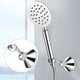 thumbnail image 2 of Soporte para cabezal de ducha ajustable, construcción de latón macizo que garantiza durabilidad y confiabilidad, superficie cromada para baños elegantes, adecuado para manguera de ducha estándar,, 2 of 5