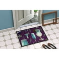thumbnail image 2 of Drinks and Cocktails Purple Doormat 18x27, 2 of 4