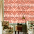 thumbnail image 4 of Arthome Red Peel and Stick Brick Wallpaper 17'' x 240'', 4 of 7