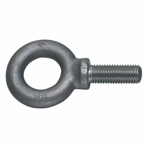 7,000 lbs Capacity Forged Shoulder Pattern Eye Bolt, 7/8-9 Thread, 1-5/8" Eye Inner Diameter, 2-1/4" Thread Length, 6" Overall Length, 1-7/16" Shoulder Width. Williams® USA # JHWEB-29T