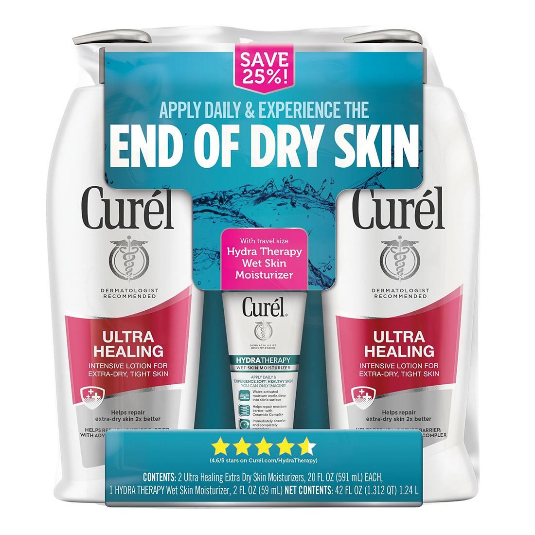 Curel Ultra Healing Lotion, 2 pk./20 fl. oz. with Bonus Hydra Therapy
