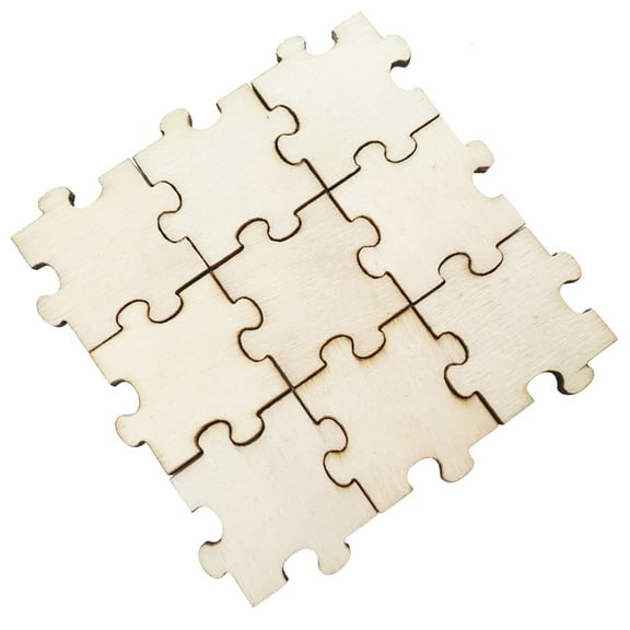 SOPOTUTU Craft Supply Material Wooden Wood 50Set