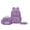 Purple, variant on 3-Piece Backpack Set for School, Bookbag with Lunch Tote and Pencil Case