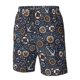 thumbnail image 4 of Balery Nautical Traje de Baño Estilo Hawaiano para Hombre, Shorts de Secado Rápido con Bolsillos-Small, 4 of 6