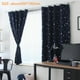 thumbnail image 1 of Full Blackout Shading Stars Dormitorio Balcón Cortinas Gancho Grommet Purdah, 1 of 5
