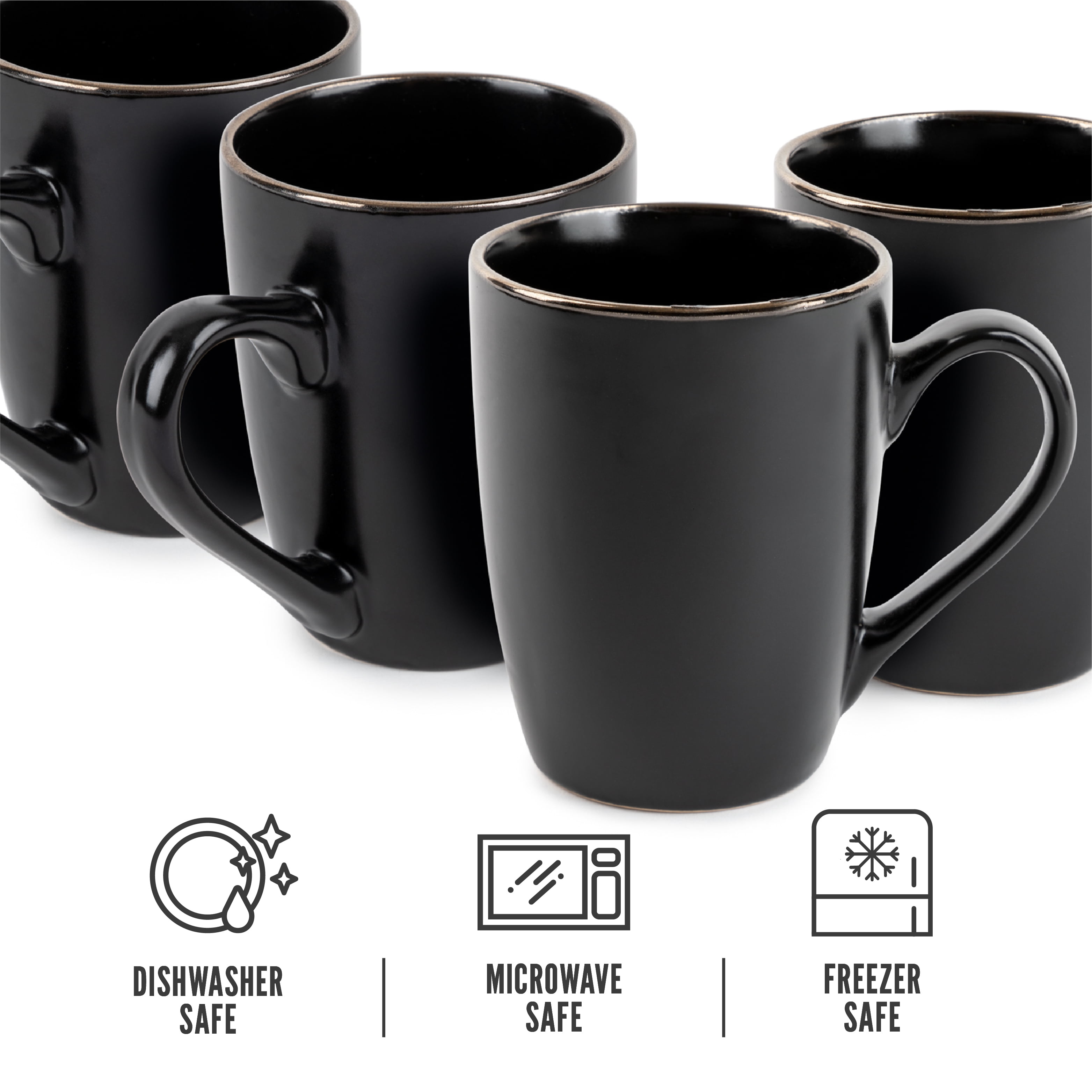 Black 12oz Coffee Mug — El Taller & Cafe Azteca