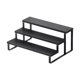 thumbnail image 1 of Expositor de madera, organizador de joyas, escalera de madera, alféizar de ventana sencillo, soporte para plantas Negro, 1 of 9
