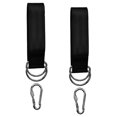 thumbnail image 4 of Juego de 2 correas colgantes para columpio de árbol, dos correas extralargas con broche de bloqueo más seguro Negro kusrkot Correas colgantes para columpios de árboles, 4 of 6