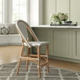 thumbnail image 3 of New Pacific Direct Avignon Paris Rattan Bistro Counter Stool, (Set of 2), 3 of 9