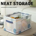 thumbnail image 7 of Steel Storage Basket, Plastic Frame, 16 X 12 X 8 Inches, for Desk Supplies and Cosmetics Organization, Kitchen Countertop Storage, 1-pack, White, by FAJHHA, 7 of 7