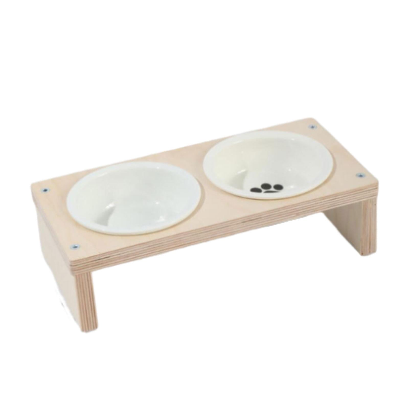 Cat Bowls for Food and Water, Cat Food Bowl Ceramic Cat Bowl Neck Protection Non