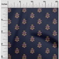 thumbnail image 1 of oneOone Cotton Poplin Fabric Leaves & Floral Block Decor Fabric Printed BTY 42 Inch Wide, 1 of 5