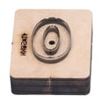 thumbnail image 2 of Number 0 Shape Leather Punching Die Leather Cutting Mold for Cardboard Rubber Punch Cut 41x28mm, 2 of 5