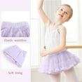 thumbnail image 5 of Girls Ballet Tutu Skirts with Lining Skirt Nylon Dance Elastic Short Mini Skirt 2 Layers Dance Tutu Dress, 5 of 7