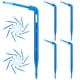 thumbnail image 1 of 100 estacas de riego por goteo para interior: sistema de riego automático por goteo para plantas en macetas, herramienta de riego eficiente., 1 of 8