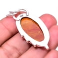 thumbnail image 2 of Red And Yellow Jasper - Indonesia Designer 925 Sterling Silver Pendant 1.95" P72, Beautiful Jewelry For Woman, New Year Sale, Valentin's Day Gift, 2 of 2