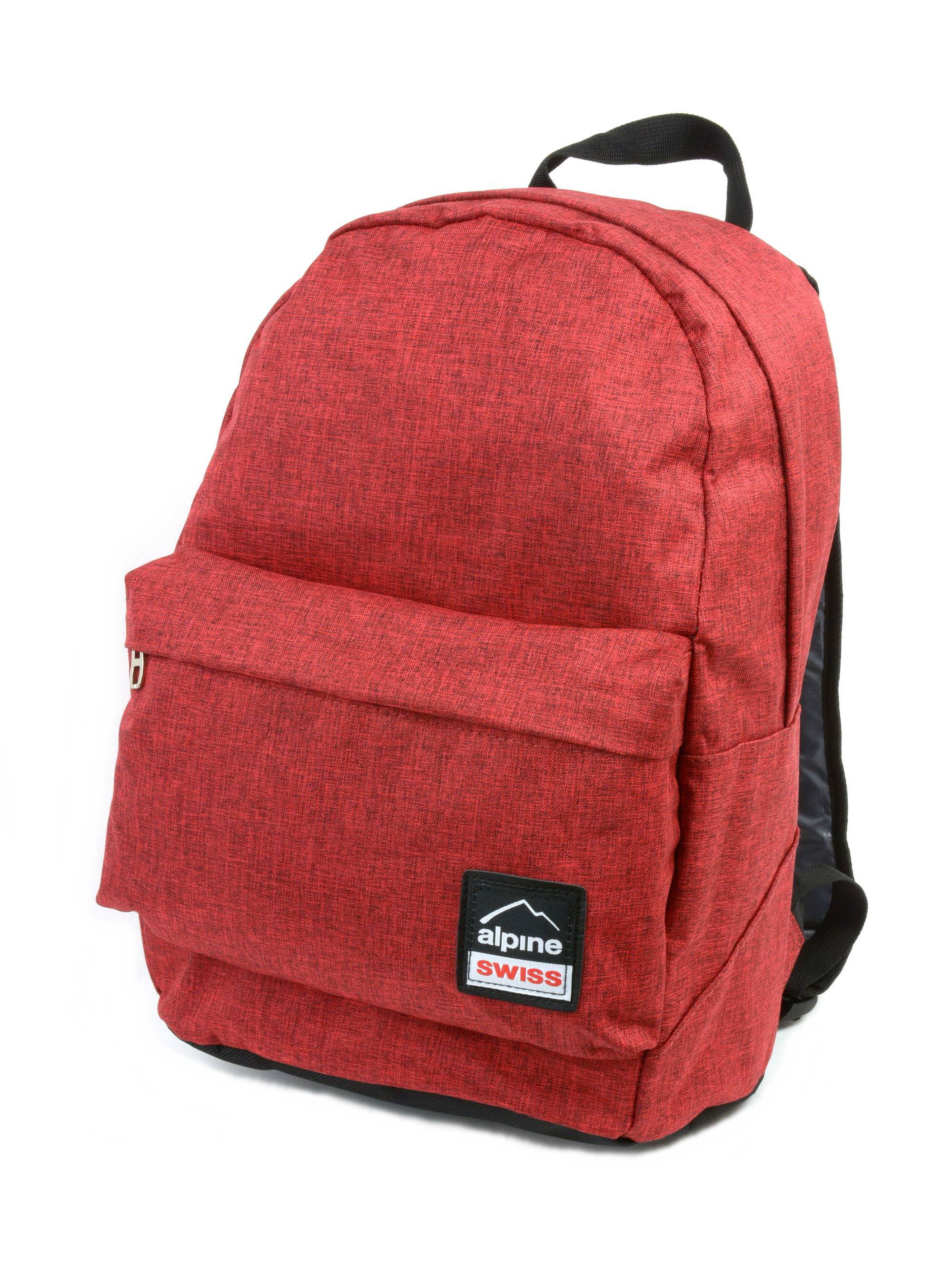 Alpine Swiss Major Back Pack Bookbag School Bag Daypack 1 Year Warranty Backpack 