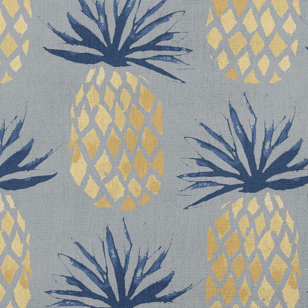 Simply Daisy 16" x 16" Pineapple Stripes Nautical Decorative Indoor Pillow