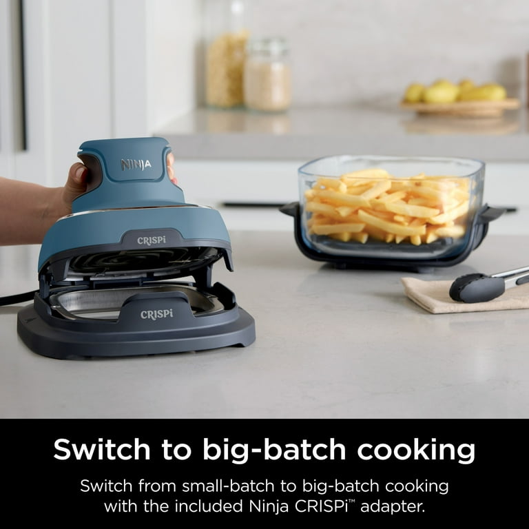 Ninja Crispi 3-in-1 Glass Air Fryer, 4-Qt & 5-Cup Glass Containers