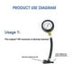 thumbnail image 4 of Car Repair Tester Car Fuel Pressure Test Kit Gasoline Pressure Detection Tool for Car Motorcycle Truck B, 4 of 5