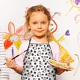 thumbnail image 2 of White Cow Spot Pattern Kids Aprons for Girls and Boys,Adjustable Neck Strap Toddler Aprons for Kids Cooking Baking, 2 of 6