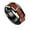 Black, variant on 8mm Stainless Steel Wood Wedding Band Engagement Rings for Men Y1539 (Men Size 11)