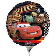Anagram Disney Cars Mcqueen, Mater, And Friends 9" Foil Balloon, Red Black