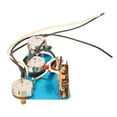 thumbnail image 1 of Guitar Pickguard Prewired Wiring Harness, Easy To Install Electric Guitar Wiring Harness Quickly Match Metal Reliable  For Performances, 1 of 8