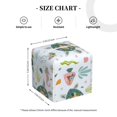 thumbnail image 4 of Balery Sea Animal Porta Pañuelos de Cuero con Estampado – Funda Moderna Cuadrada para Caja de Pañuelos, Dispensador 5x5x5'', 4 of 7
