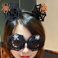thumbnail image 2 of 1 Ensemble Bandeau Lunettes Toile d'Araignée pour Halloween Accessoires de Fête, 2 of 8