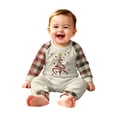 thumbnail image 4 of Lvotionpl 2026 Family Christmas Pajamas Matching Sets, Matching Family Christmas Pjs Long Sleeve Top & Pants Set Matching Holiday Family Pajama Xmas Sets, 4 of 5