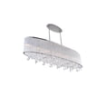 thumbnail image 2 of CWI Lighting Benson 7 Light Drum Shade Chandelier With Chrome Finish, 2 of 3