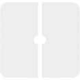 thumbnail image 4 of 26"OD x 3"ID x 9"C x 1"P Lucan Architectural Grade PVC Contemporary Ceiling Medallion, Two Piece, 4 of 11