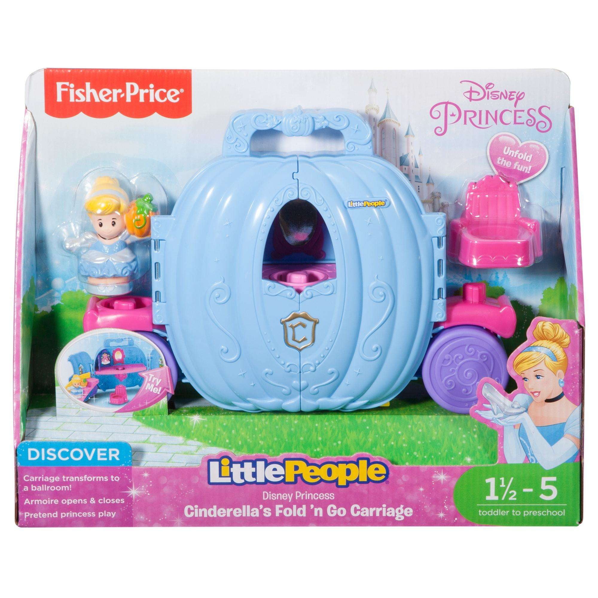 fisher price princess carriage ride on