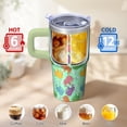 thumbnail image 6 of 20oz elephant Tumbler with Handle Cup Holder Friendly elephant Lover Cup Top Choice Valentine's Day Halloween Gift for elephant Lovers Women Men, 6 of 6