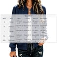 thumbnail image 3 of cocolona Womens Vintage Fall Jacket Casual Long Sleeve Crew Neck Lined Zipper LightWeight Plaid Outerwear, 3 of 7