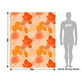 thumbnail image 3 of Rwraps Orange Watercolor Get Ready Matte Vinyl Film Wrap 59in x 3ft Vinyl Vehicle Car Film Sheet, 3 of 9