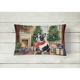 thumbnail image 2 of Carolines Treasures DAC1279PW1216 16 x 12 in. Unisex Boston Terrier Christmas Fabric Decorative Pillow, 2 of 4