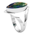 thumbnail image 2 of Natural Mohave Azurite Women Jewelry 925 Sterling Silver Ring, 2 of 10