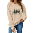 thumbnail image 3 of Neewe Women's Oversized Sweatshirt Christmas Crewneck Long Sleeve Casual Loose Pullover Tops, 3 of 8
